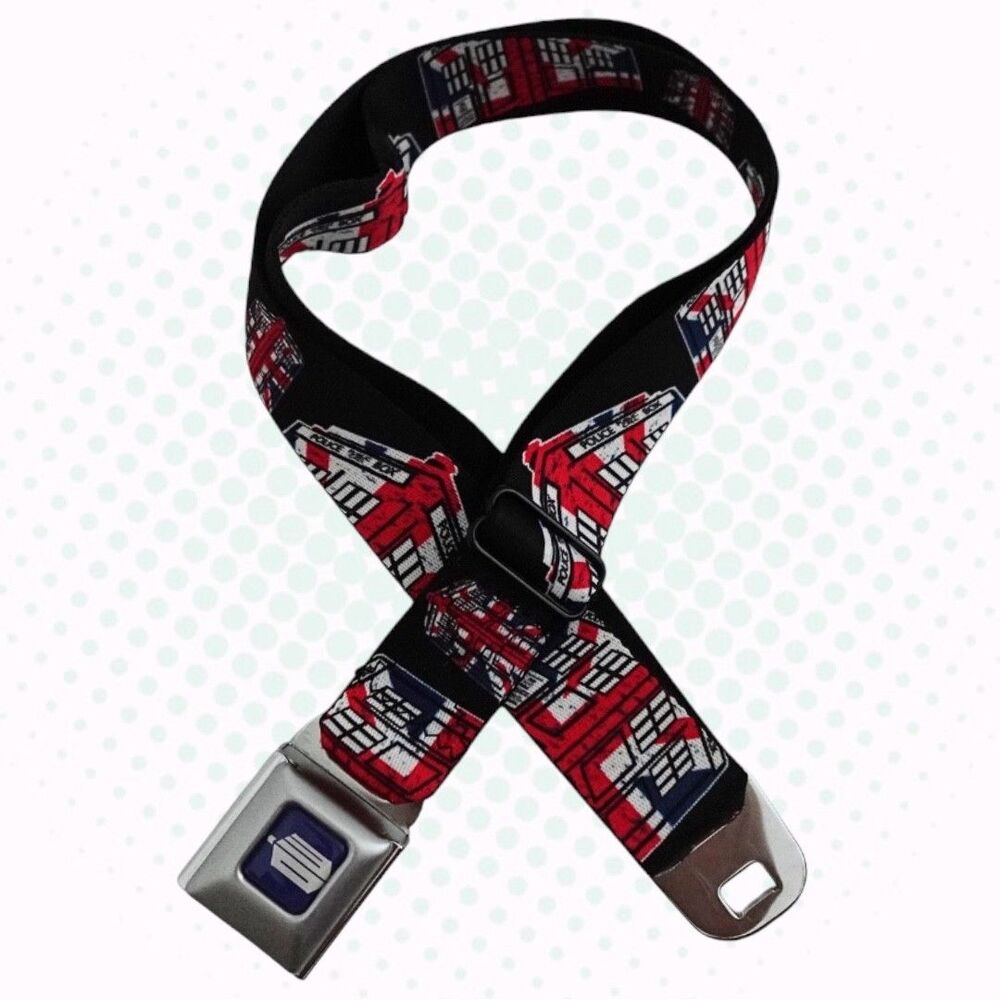 Buckle-Down Doctor Who Tumblr Fandom Unisex Adjustable Seatbelt Style Belt